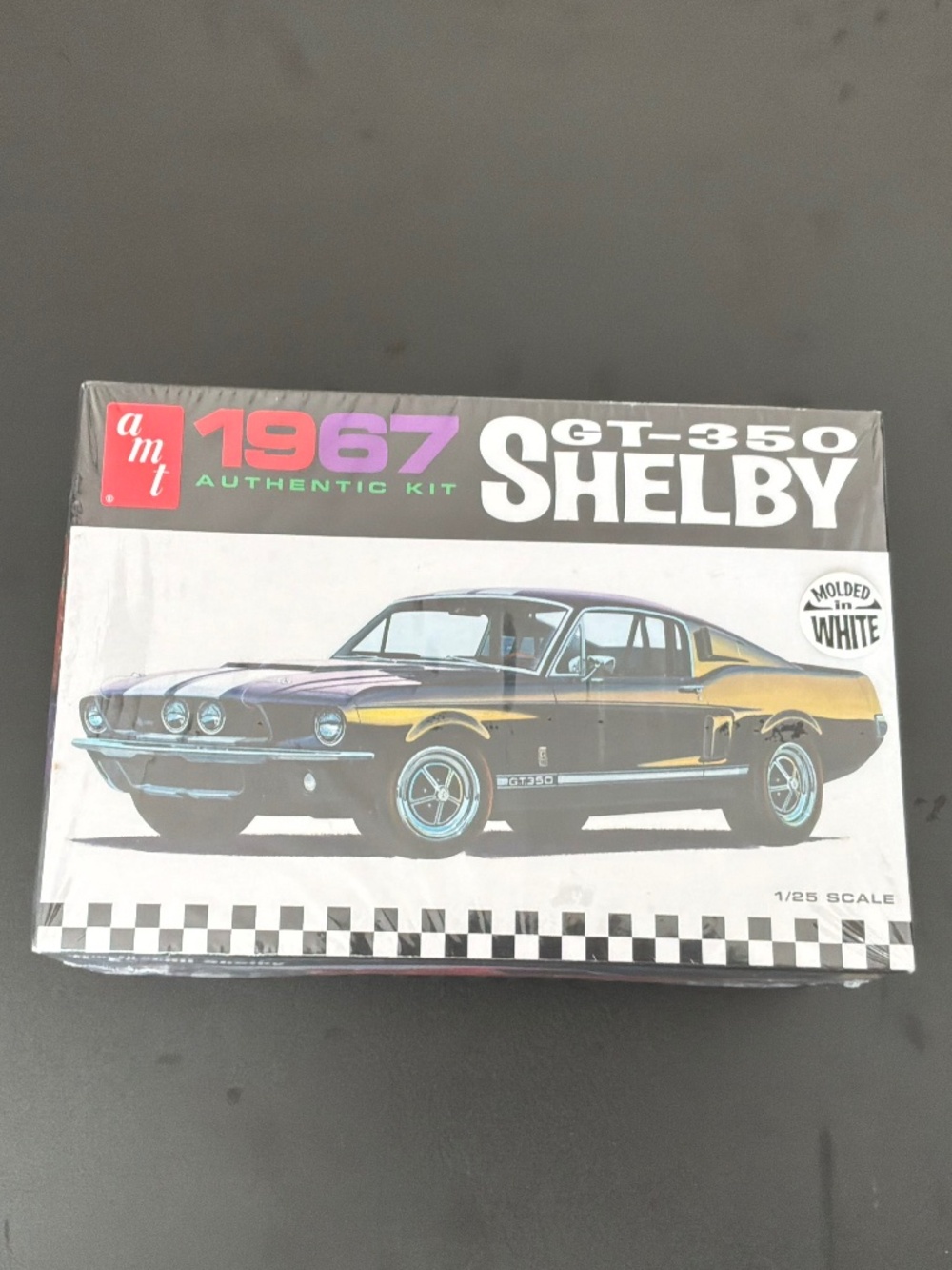 NTW! AMT 1967 Ford Shelby GT350 (Black) 1:25 Scale Model Kit